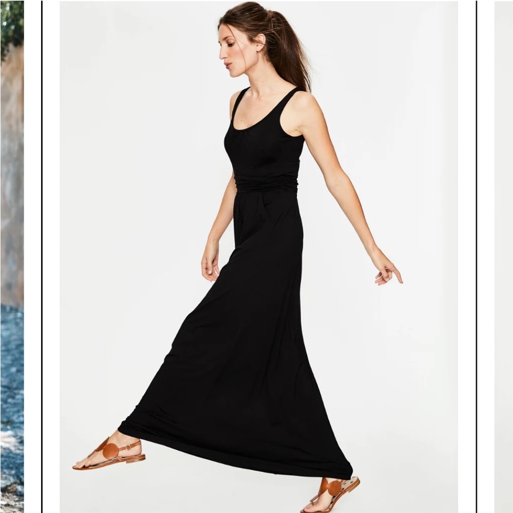 Boden Diana Jersey Maxi Dress, black